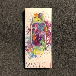 Mgaolo Fitness Tracker Smart Watch Green and Rose gold